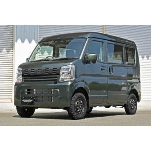 DA17V エブリバン TOUGH グリル メーカー塗装済：マットブラック 取付込