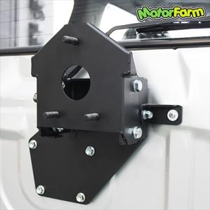 JB23W ジムニー XGグレード スペアタイヤ移動ブラケット斜め上げ