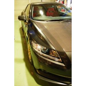 CR-Z フロントハーフスポイラー FRP 塗装済ダークピューターメタリック
