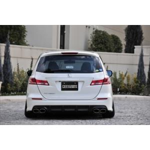 オデッセイ RB3/4 左右4本出しマフラー タイプ8テール ハーフステン