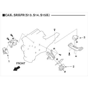 NISMO ニスモ シルビア 180SX 強化エンジンマウント 11210-RS540