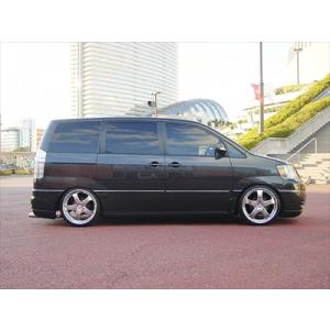 M'z SPEED カローラルミオン E15 後期 GRACE LINE エアロ2点セット