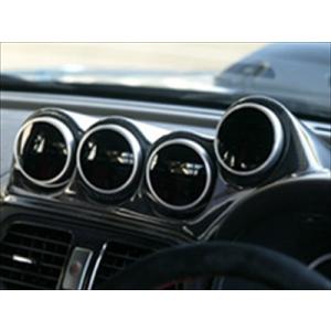 スバル インプレッサ GDA GDB WRX STI カーボン製 3連メーターフード