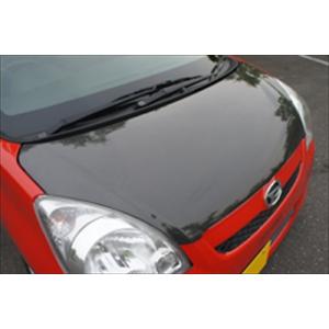 ミラ L275 カーボンボンネット クリア塗装済み : エアロ.カスタム