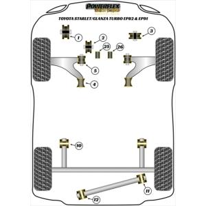 レア！！スターレット EP82 EP91　クスコ　 車高調（リアのみ） レア！！スターレット EP82 EP91 クスコ 車高調（リアのみ