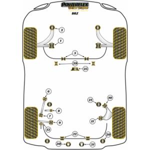 クスコ（CUSCO） アッパーアームブッシュ リア(リアボディ側) 86 ZN6