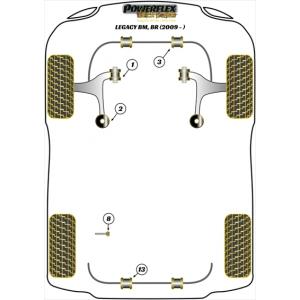 BL/BP レガシィ フロント ロアアーム フロントブッシュ(1) : エアロ