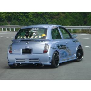 K12 マーチ　IMPULリアウイング　TYPE2 IMPUL K12 マーチ リアウイングタイプII 中期型用 塗装取付込