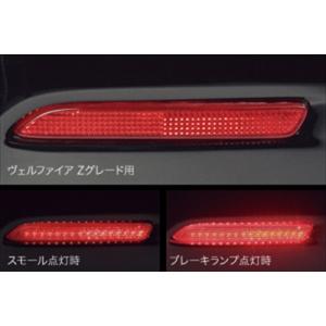 アルファード 20系 LEDリフレクター レッドレンズ レッドLED