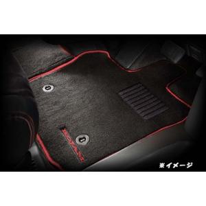 50系 RAV4 フロアマット 2列シート1台分セット ブラック/レッド