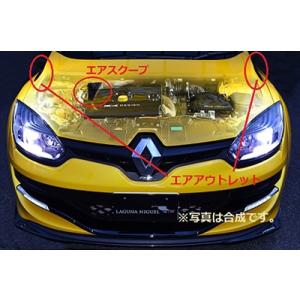 ルノー メガーヌ R.S.用 エアアウトレット14の詳細画像2
