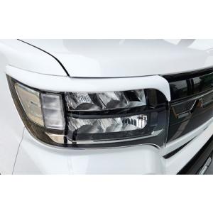 ダイハツ　タント　ファンクロス 左右ヘッドライト 美品 LA650S LA650/660 タントファンクロス LED ヘッドライト車用 アイライン 素地