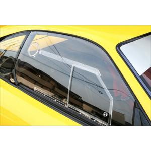 Ferriari F355 ドアアクリルガラス スライド式 エアアウトレットダクト付き 左右セット｜toptuner-store