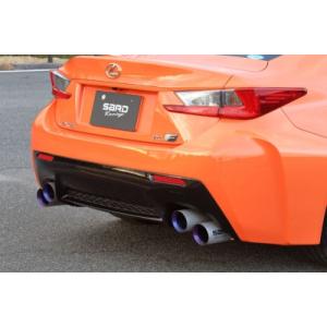 RCF オールステンレス リアマフラー チタンコーティングオーバル RCF オールステンレス リアマフラー チタンコーティングオーバル