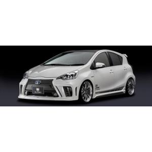 アクア NHP10 前期 ハーフエアロ 3点セット 素地 塗装取付込 : エアロ