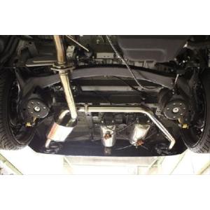 手渡しのみ!ワンオフ加工20アルJOULEリアバンパーVer.2専用リアアンダー アルファード 20系 JOULE リアバンパー専用 左右出しマフラー : エアロ