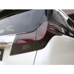 アルファード 30 前期 テールランプカバー 左右セット スモーク 取付込