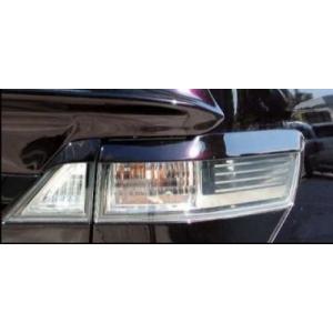 20系ヴェルファイア後期用ヘッドライトカバー スモーク 【シックス