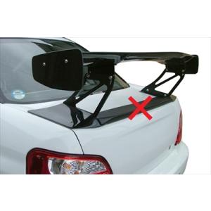 エアロ SUBARU 2002-2007インプレッサWRX GD S204リアウィングトランク