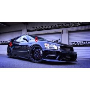 WC34 ステージア フロントオーバーフェンダー 取り付け穴有り