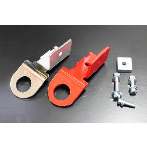 JB64W ジムニー リアけん引フック スチール赤