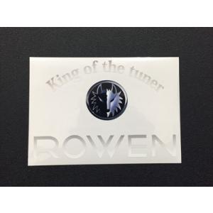 ROWEN リアウィンドウ用ステッカー ウルフ 正面バージョン