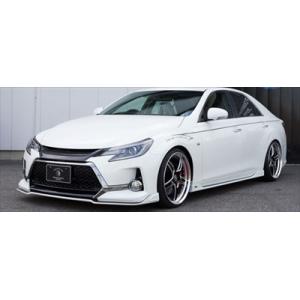 マークX 130系 Gs PREMIUM Edition サイドステップ FRP+CARBON製 メーカー塗装済品 ブラック (202)｜toptuner-store