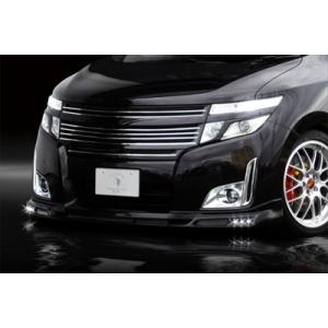 エルグランド E52 前期 ハイウェイスター PREMIUM Edition フロントスポイラー LEDスポットあり｜toptuner-store