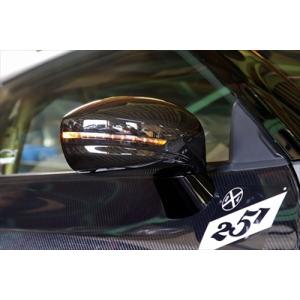 GT-R R35 前期 (2007/12-2010/11) カーボンLEDミラー 純正新品ミラー使用...