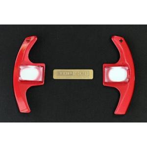 GT-R R35 M17 パドルシフター レッド＋黒マーク　Red with Black Mark
