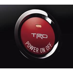 Trd プッシュスタートスイッチ スイッチユニット交換タイプ 赤艶消し塗装 プッシュスタート式スイッチ車専用 ハイブリッド車用 エアロ カスタムパーツのtoptuner 通販 Paypayモール