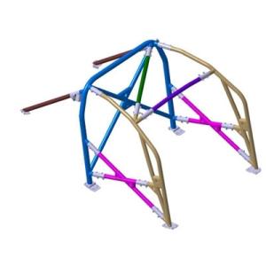クスコ（CUSCO） 送り先限定 セーフティ21 ロールバー ワークスタイプ