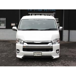 激安人気新品高評価 スーパーロング ワイドボディ 0系 塗装済 4型 ノーブルパールトーニング ハイエース 塗装済 Ll 4型 Tpd 2jz ハイエース フロントスポイラー Tsfj02 Toptuner