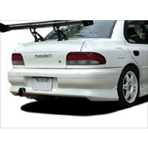 インプレッサ GC8 C-I リアウイング FRP+カーボン製 塗装取付込