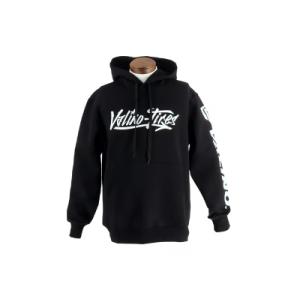 VALINO TIRESパーカー 黒 （筆記体文字） サイズ XL