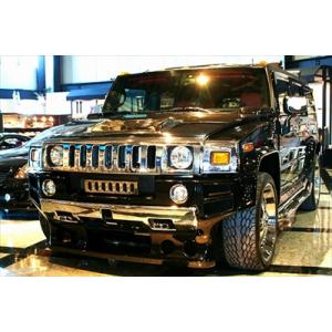 ハマーh2 FRP製Front Bumper Corner Extension HUMMER（ハマー） 【M's】 HUMMER H2 (2002y-2010y) ELFORD オーバー