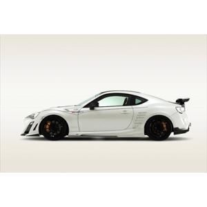 モデリスタ 86 ZN6 前期 サイドエアロ左右 ホワイト MODELLISTA 86 ZN6 前期後期共通 モデリスタ サイドスカート 素地 塗装済み