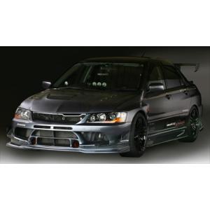 ランサーエボ4 CN9A フロントバンパースポイラー : エアロ.カスタム