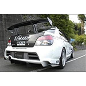 インプレッサ GDB GTウイング 綾織りカーボンウィング+白ゲルFRP