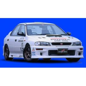インプレッサGC8 GF8 イカリング プロジェクターヘッドライト ブラック