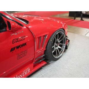 180SX M/中期 Side Winder フロントリップスポイラー (SR用) 塗装取付