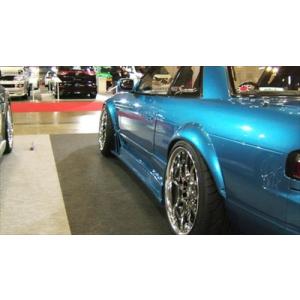 シルビア S13 GLARE オーバーフェンダー （リアのみ） 30mm 塗装済み