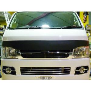 MOONEYES (ムーンアイズ) フード ガード ブラ 200系 ハイエース ワイド