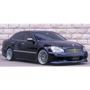 50シーマ　ハーフスポイラー　社外品 バタフライシステム GLANZ」シーマ（F50）前期/中期用ハーフエアロ3点