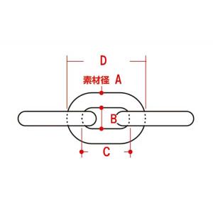 径8mm ステンレス アンカーチェーン 切り売...の詳細画像3