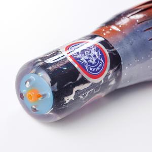 美品　スタジオ　オーシャン　マーク　シマノ　左巻き　AL NC 83 ハンドル スタジオオーシャンマーク AL NC 83 BM95 カスタムハンドル シルバー