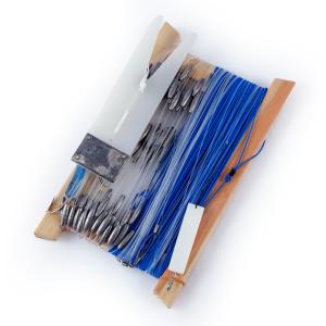 峰 漁具 ナイロン ビシヨマ 3匁 50号 20cm間隔 100m 500ヶ個数 漁師用