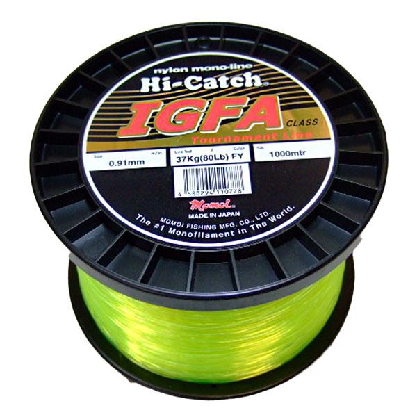 モモイHi-Catch I.G.F.A ナイロンライン80lb 1000m イエロー