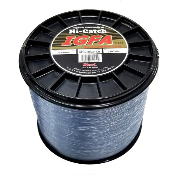 モモイHi-Catch I.G.F.A ナイロンライン80lb 3000m ライトブルー