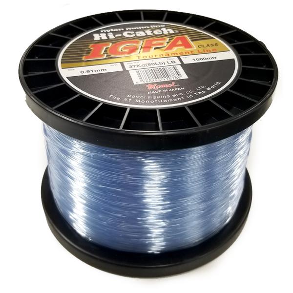 モモイHi-Catch I.G.F.A ナイロンライン80lb 1000m ライトブルー